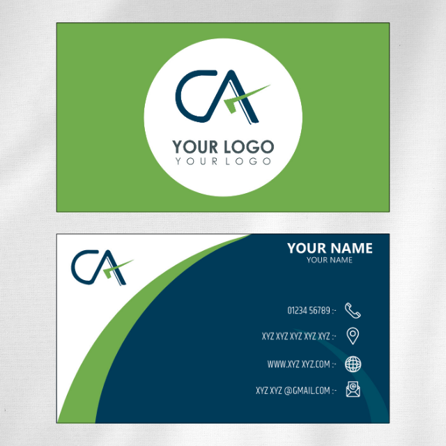 Accountants Visiting Card Design