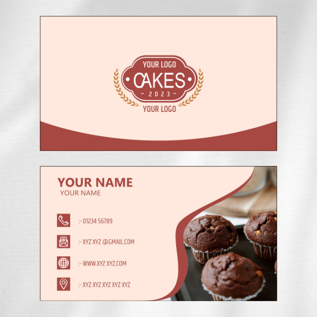 Bakery Visiting Card Design