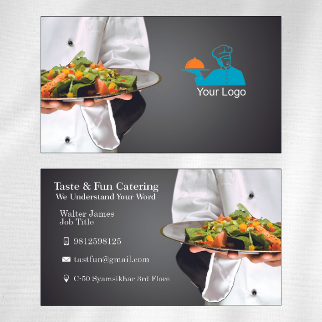 Catering Visiting Card Design