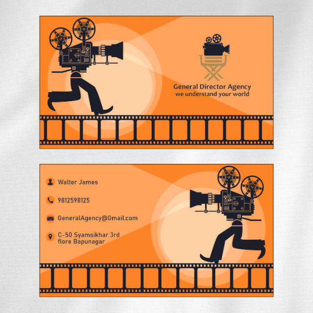 Director Visiting Card Design