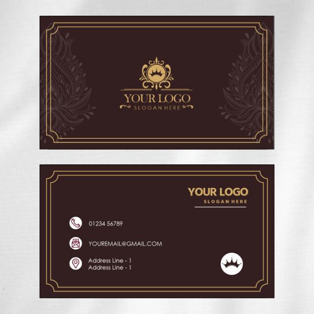 Hotel Visiting Card Design