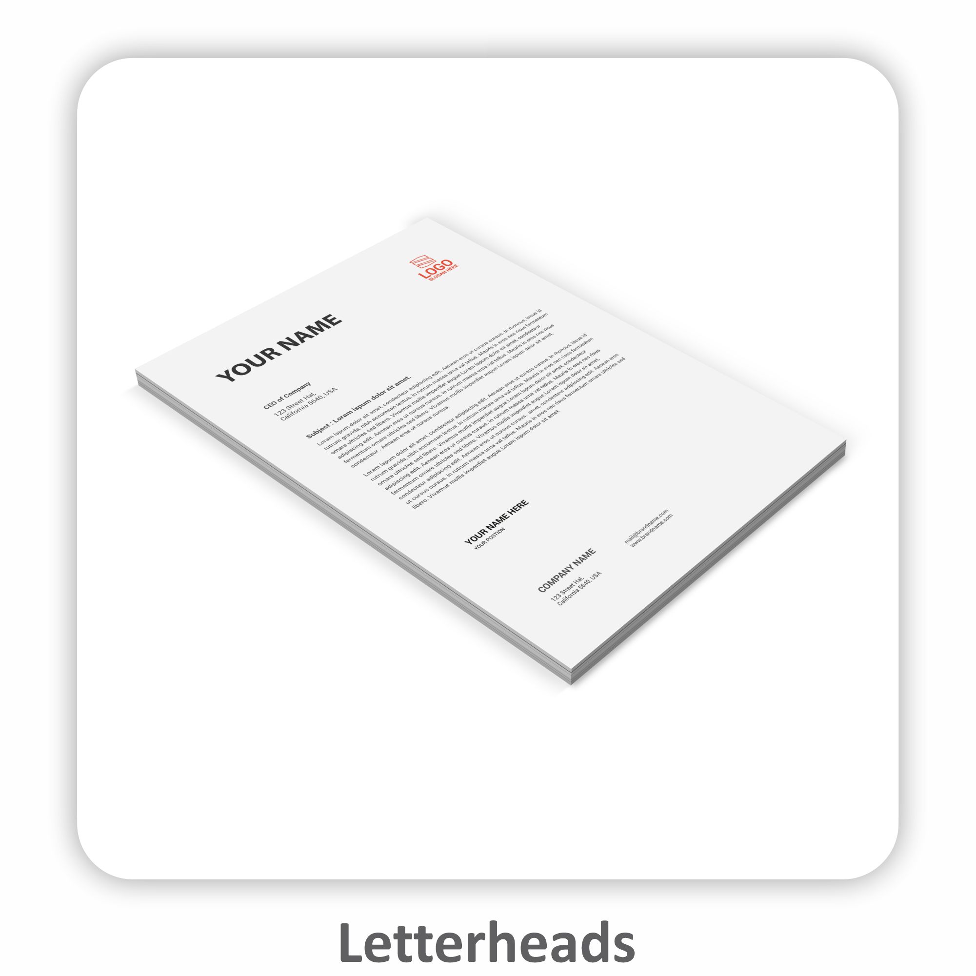 Letterheads