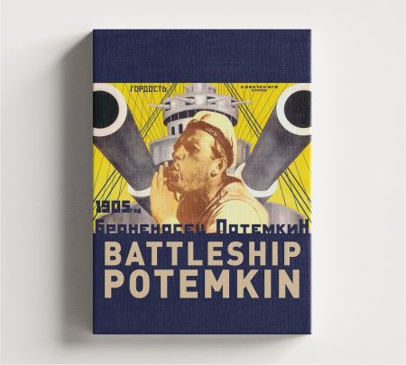 Battleship Potemkin Movie Wall Art Canvas Mockup