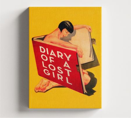 Diary of a Lost Girl Movie Wall Canvas Mockup