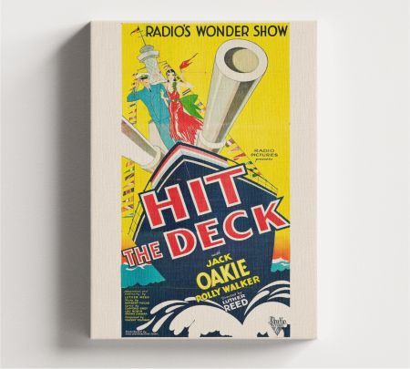 Hit the Deck Movie Wall Canvas Mockup