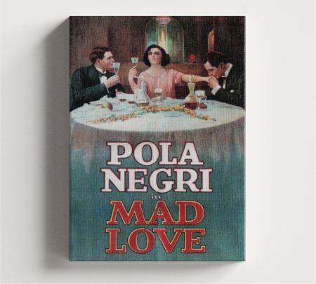 Mad Love Movie Wall Canvas Mockup