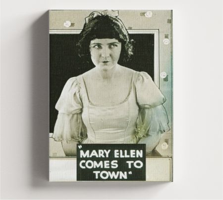 Mary Ellen Comes to Town Movie Wall Canvas Mockup