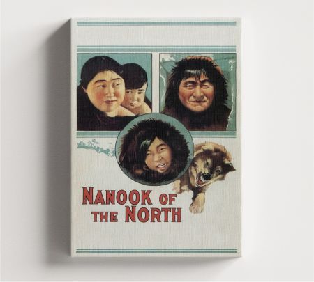 Nanook of the North Movie Wall Canvas Mockup