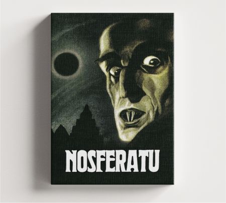 Nosferatu: A Symphony of Horror (1922) Movie Wall Canvas Mockup