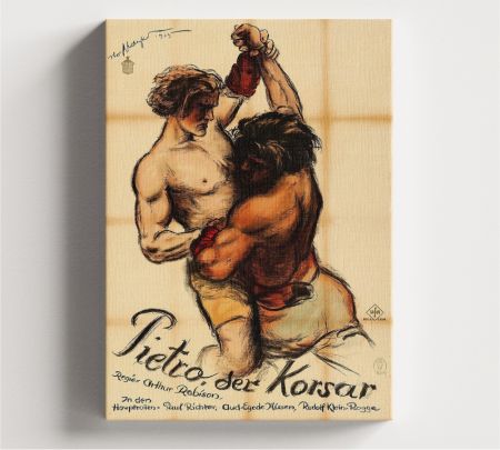 Peter the Pirate Movie Wall Art Canvas Mockup