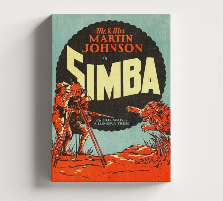 Simba: King of the Beasts Movie Wall Art Canvas Mockup