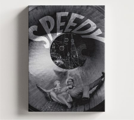 Speedy (1928) Movie Wall Art Canvas Mockup