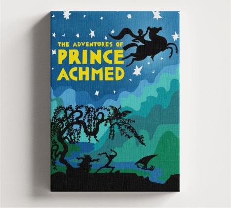 The Adventures of Prince Achmed Movie Wall Art Canvas Mockup