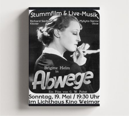 The Devious Path Movie Wall Art Canvas Mockup