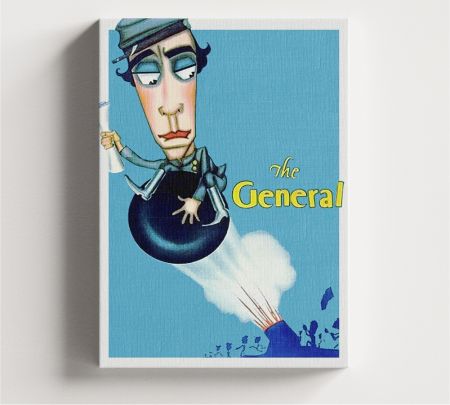 The General 1926 Movie Wall Canvas Mockup