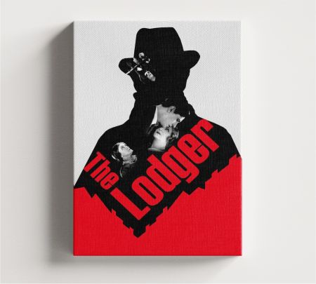 The Lodger (1927) Movie Wall Canvas Mockup