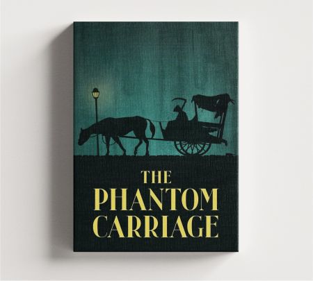 The Phantom Carriage Movie Wall Canvas Mockup