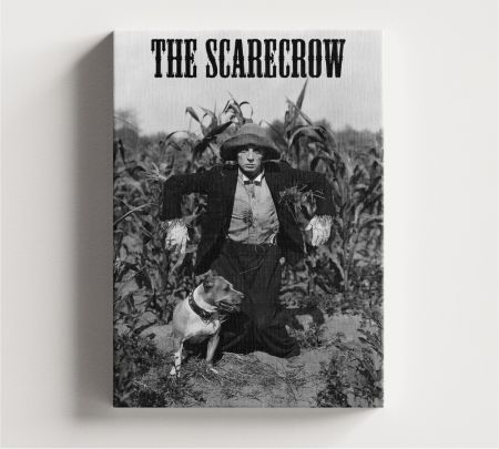 The Scarecrow (1920) Movie Wall Canvas Mockup