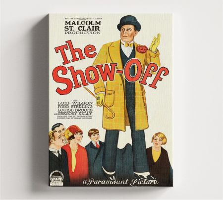 The Show-Off (1926) Movie Wall Canvas Mockup