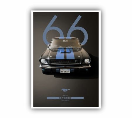 1966 Shelby Mustang Poster