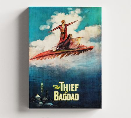 The Thief of Bagdad (1924) Movie Wall Canvas Mockup