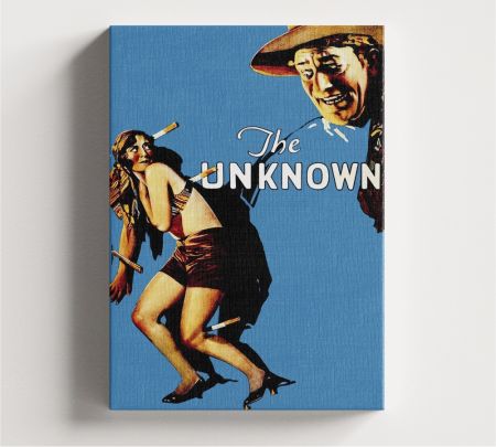 The Unknown (1927) Movie Wall Canvas Mockup