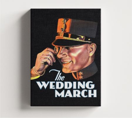 The Wedding March Movie Wall Canvas Mockup
