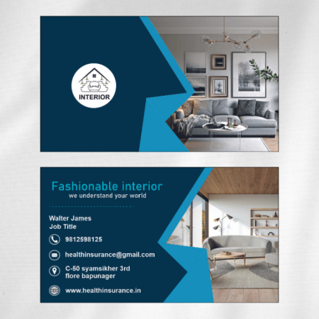 Interior Designer Visiting Card Design 01 Main