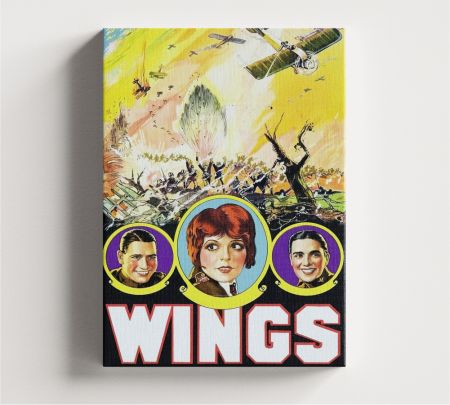 Wings Movie Wall Art Canvas Mockup