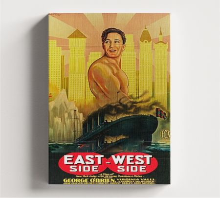 East Side, West Side Movie Wall Art Canvas Mockup