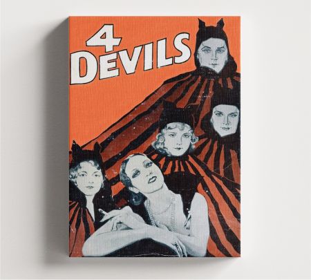 4 Devils Movie Wall Art Canvas Mockup