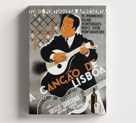 A Song of Lisbon Movie Wall Art Canvas Mockup