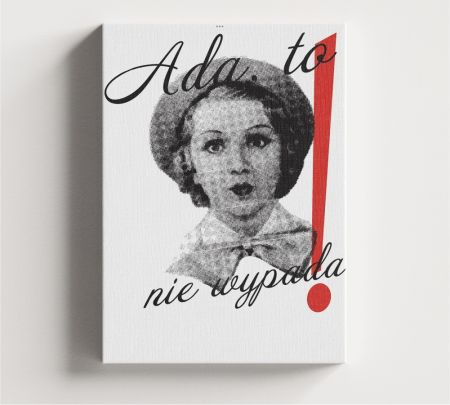 Ada, Don't Do That! Movie Wall Art Canvas Mockup