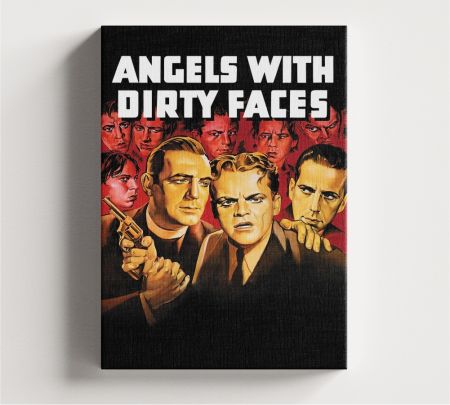 Angels with Dirty Faces Movie Wall Art Canvas Mockup