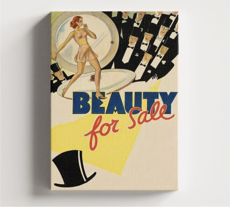 Beauty for Sale Movie Wall Art Canvas Mockup