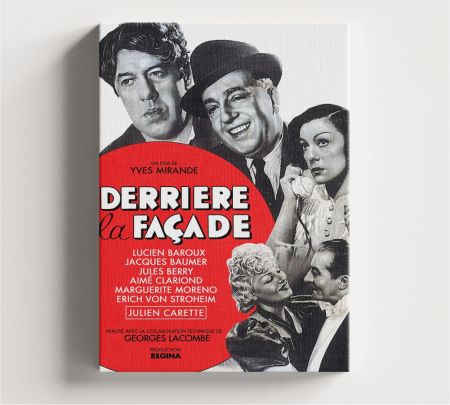 Behind the Facade Movie Wall Art Canvas Mockup