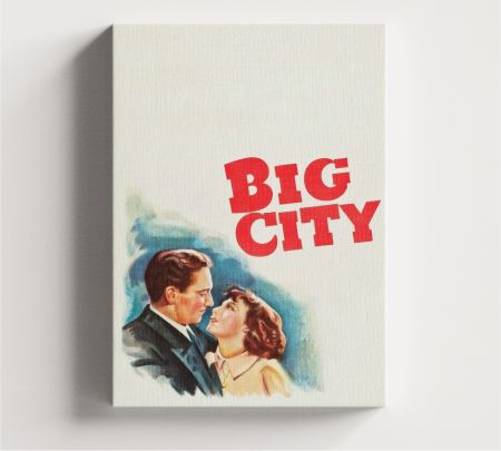 Big City Movie Wall Art Canvas Mockup