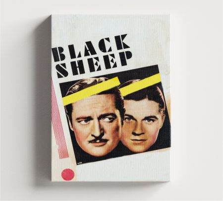 Black Sheep Movie Wall Art Canvas Mockup