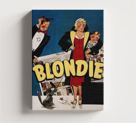 Blondie Movie Wall Art Canvas Mockup