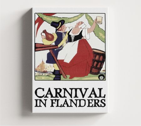 Carnival in Flanders Movie Wall Art Canvas Mockup