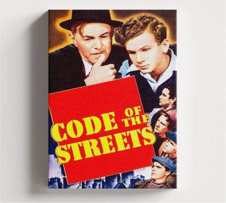 Code of the Streets Movie Wall Art Canvas Mockup