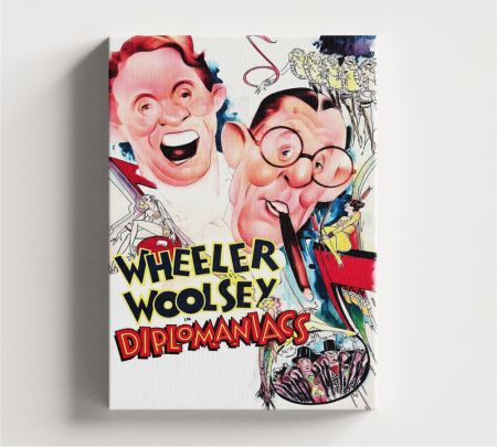 Diplomaniacs Movie Wall Art Canvas Mockup