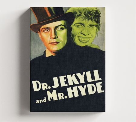 Dr. Jekyll and Mr. Hyde Movie Wall Art Canvas Mockup