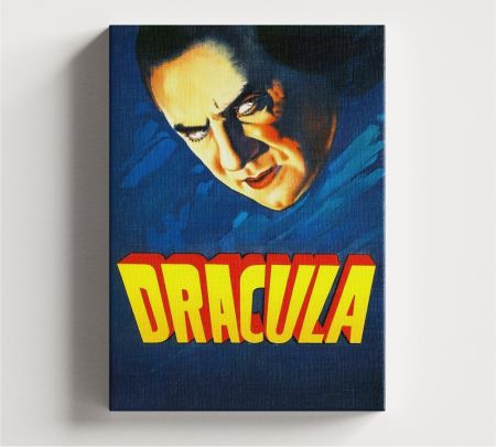 Dracula Movie Wall Art Canvas Mockup