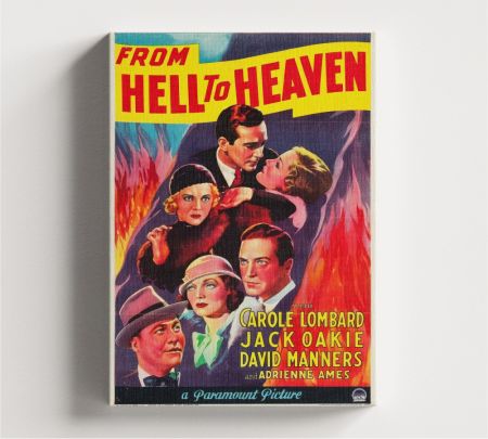 From Hell to Heaven Movie Wall Art Canvas Mockup