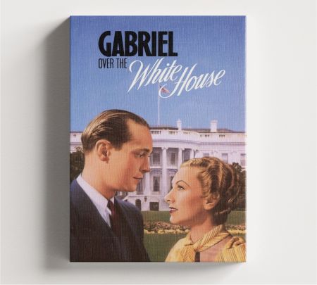 Gabriel Over the White House Movie Wall Art Canvas Mockup