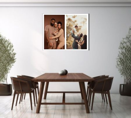 2 Landscape Photo Collage Mockup