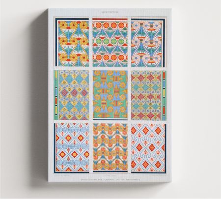 Egyptian Vintage Wall Art Canvas Mockup