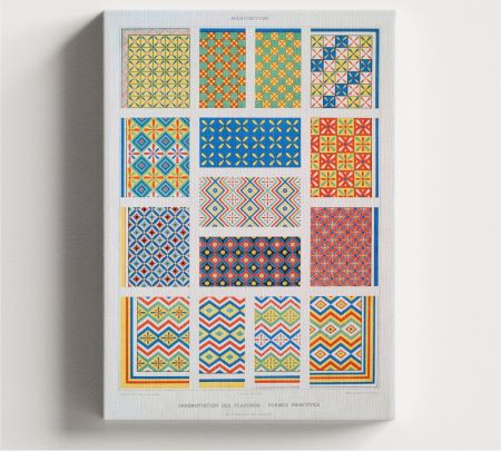 Egyptian Treasures Wall Art Canvas Mockup