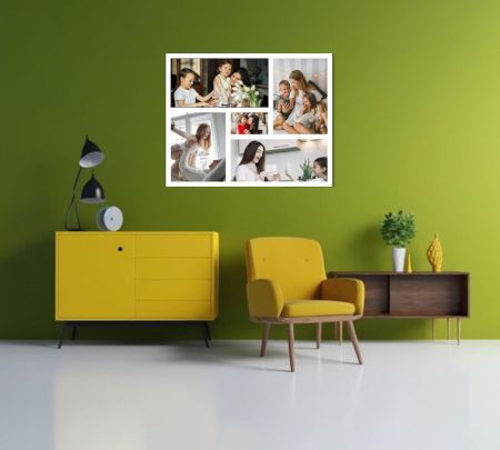 5 Landscape Photo Collage Mockup